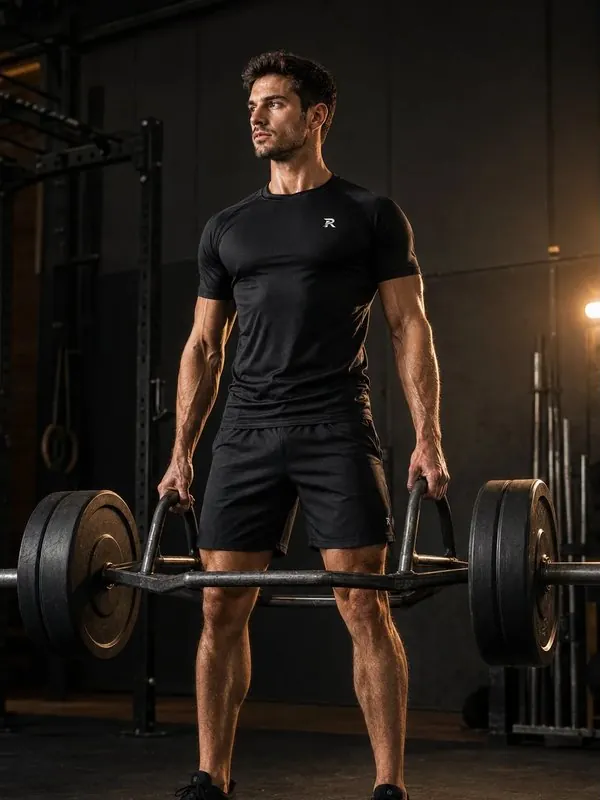 Hybrid Performance T-Shirt, noir carbone