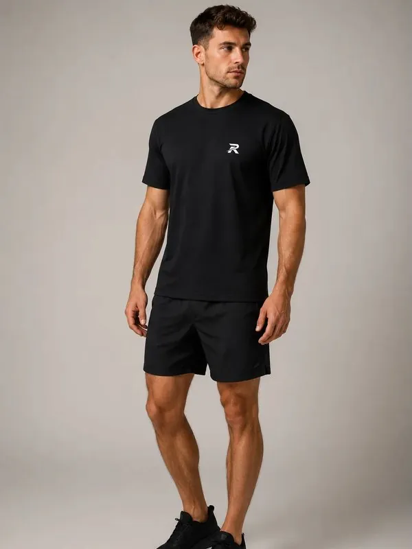 T-shirt Essential, noir carbone